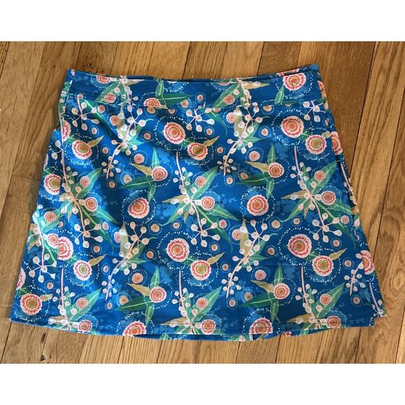 Women’s RIP SKIRT Teal Floral Wrap Around Skirt Cover Up Size M NWOT *C7 - Picture 1 of 5